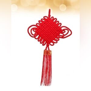 Cabilock 2 Pcs Tassel Wall Pendant Chinese Charms Chinese Wealth Charm Chinese